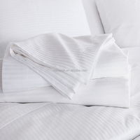Tissu satiné en polyester et coton tissé de haute qualité, certifié OEKO-TEX, écologique, pour textiles hôteliers, vente en gros, origine chinoise