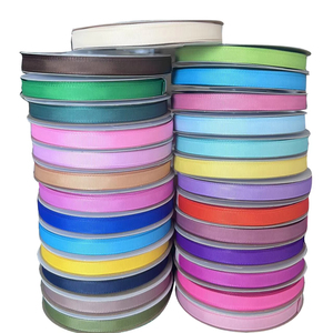 <span class=keywords><strong>Ruban</strong></span> gros-grain durable Boca en vrac, tissu texturé multicolore pour accessoires capillaires et projets de branding - Product Image 1