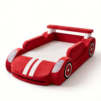 Cama de Espuma de Alta Densidad Segura y Suave para Niños, Cama de Juego Ecológica Anticaídas para Dormitorio y Hotel, No Requiere Ensamblaje