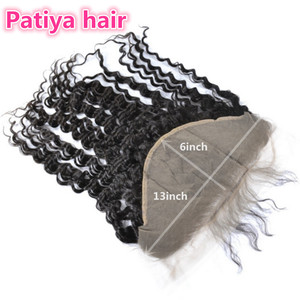 Produits en gros prêts à être expédiés : Cheveux vietnamiens bruts Deep Wave, closure frontale HD 13x6 en dentelle avec ligne de cheveux naturelle - Product Image 3