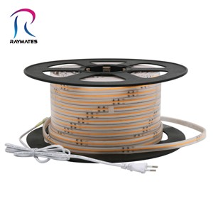 IP67 a prueba de agua 110/220Vac tira de luz <span class=keywords><strong>LED</strong></span> 420LED COB alto voltaje con controlador para paisaje 50m de longitud luces <span class=keywords><strong>LED</strong></span> Cob - Product Image 2