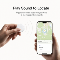 Apple AirTag, compatible Bluetooth et 4G, compatible iOS, dispositif anti-perte, traceur de positionnement mondial, prévention de la perte d'enfants et d'animaux domestiques