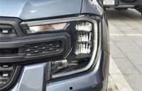 Autres accessoires d'éclairage automobile Support de montage de lumière LED Cadre de lentille matricielle pour Ford Ranger 2023-2025 Configuration basse 6 lentilles