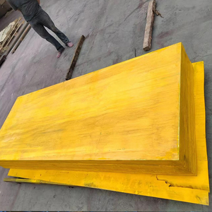 Pannello per casseforme a 3 strati 27mm, assi per ponteggi, compensato giallo a 3 strati 500*2500 - Product Image 2