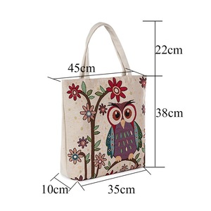 Sac de plage à motif d'éléphant pour femmes, sacoche à bandoulière simple, fourre-tout, de grande capacité, style ethnique, personnalisé, 2021 - Product Image 4