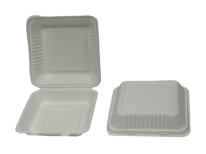9 inch duy nhất ngăn container thực phẩm-burger hộp 9 inch 1500ml duy nhất ngăn thân thiện với môi ăn trưa containerdisposable - Product Image 3