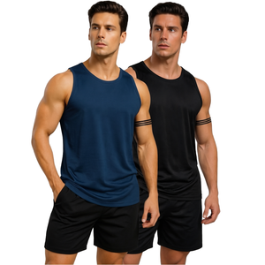 Camiseta de Gimnasio Personalizada para Hombre, Camiseta sin Mangas para Entrenamiento, Absorbe la Humedad, Chaleco de Entrenamiento Físico, OEM ODM Venta al por Mayor - Product Image 6