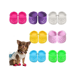 थोक हॉट सेलिंग लुभावनी नरम कुत्ते जूते रंगीन गर्मियों के जूते समायोज्य कुत्ते जूते - Product Image 3