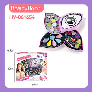 Juguetes de Entretenimiento para Niños, Kits de Cosméticos Reales Lavables, Seguros y No Tóxicos, Bandeja de Maquillaje Giratoria Abrible, Set de Maquillaje para Niñas - Product Image 6