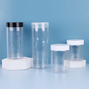 En Oferta, Recipientes de Plástico de Doble Pared, Frascos de Plástico Transparente de Grado Alimenticio <span class=keywords><strong>con</strong></span> Tapas, Frascos para Galletas, Nuevo Diseño - Product Image 4