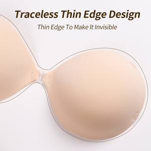 Sin espalda sin tirantes XS mujeres pequeñas doble acolchado Agregar 2 tazas más <span class=keywords><strong>grande</strong></span> Push up Stick en sujetador para mujeres - Product Image 4