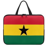 Sac pour ordinateur portable avec drapeau de la Dominique, étui étanche et fin pour ordinateur portable avec fermeture éclair de qualité supérieure, sac portable pour tablette