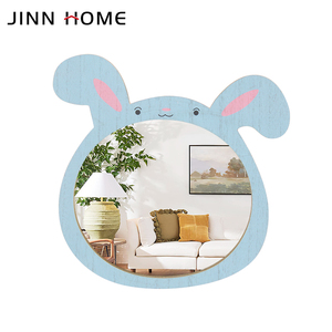<span class=keywords><strong>Porte</strong></span>-bougie <span class=keywords><strong>en</strong></span> <span class=keywords><strong>verre</strong></span> décoratif vintage Art Déco, écologique, avec cadre <span class=keywords><strong>en</strong></span> bois et miroir, pour la décoration de table de Noël - Product Image 2
