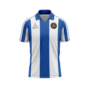 Maßgeschneidertes Slim-Fit Schnelltrocknendes Polyester Retro Fußball-Trikot Fußball-Uniform Fußball-Kits Komplettes Set Fußball-Ausrüstung - Product Image 1