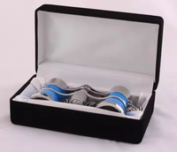 Luxe 3x25 métal opéra lunettes FMC enduit Porro prisme théâtre et théâtre observation télescope et jumelles cadeau