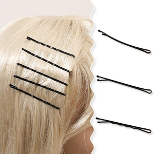 Premium Bob Pin Black Strong Metal Grip Personalizado en forma de U Metal Bangs Horquilla Venta al por mayor Accesorios para el cabello para mujeres Horquilla - Product Image 2