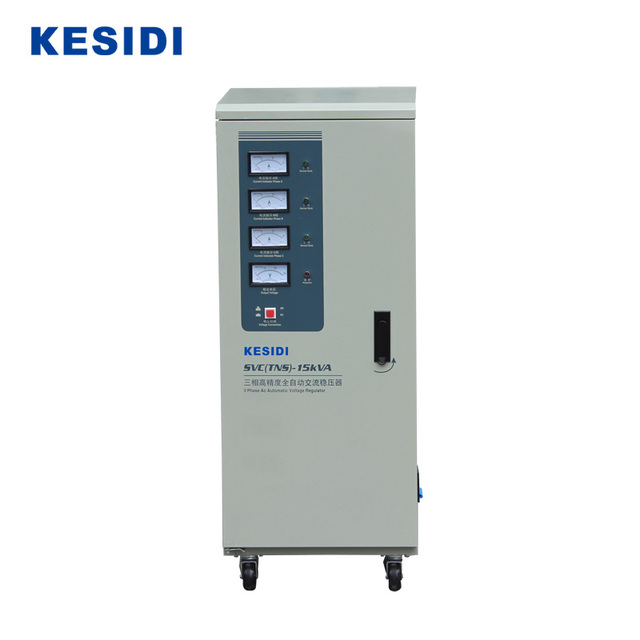 TNS SVC Three Phase 15KVA 30KVA 45KVA 80kva 100kva  3Phase Servo Power Voltage Regulator 380V Three Phase Voltage Stabilizers