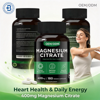 Capsules de complexe de citrate de magnésium B6 OEM – Complément alimentaire pour le soutien général