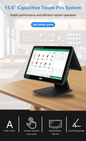 Оптовая продажа, 15,6 + 11,6 "универсальная система POS выигрывает кассовый аппарат Pos PC для розничной торговли и использования в ресторанах