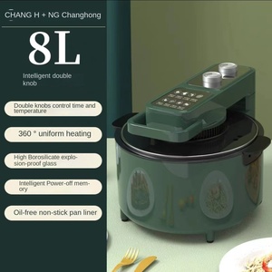 10.1-20L acier inoxydable grande capacité four électrique intelligent Air sans huile Rotation automatique frites Machine multi-fonction - Product Image 6