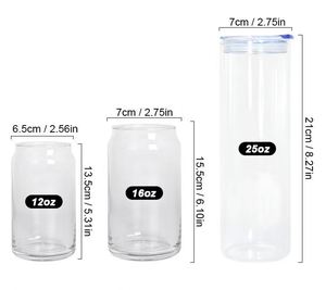 Gobelet à cocktail personnalisé avec logo, 16oz, 20oz, 25oz, avec couvercle en bambou et pailles, réutilisable, écologique, esthétique, pour café glacé - Product Image 3