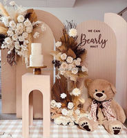 NIKA Party Decor Cake Stand Piédestal blanc Présentoir à gâteau de mariage Plinthe pour fête d'anniversaire Baby Shower Décoration
