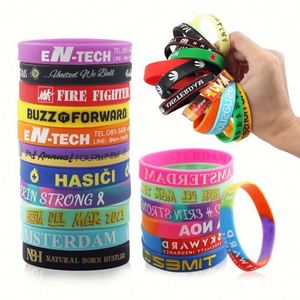 Pulsera de Silicona con Logotipo de Diseño Profesional, Pulsera de Silicona al por Mayor, Impresión de Pulseras de Silicona Personalizadas - Product Image 5