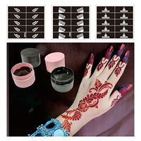 Peinture semi-durcie personnalisée 30 ml pour tatouage temporaire au henné, écologique, pour nail art, mehndi, logo coloré, à appliquer au doigt