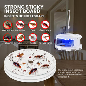 Solid ABS Material Indoor Electric Pest Catcher UV Light <strong>Flea</strong> <strong>Trap</strong> for Roaches Flies and More Effective Pest Control - Product Image 3