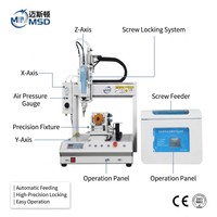 Machine de serrage automatique à vis XYZ avec alimentateur vibrant, temps de cycle de 15 secondes pour robot de fixation de précision M1-M6