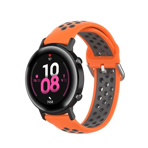 Bracelet de montre en silicone bicolore 20mm pour <span class=keywords><strong>Huawei</strong></span> Watch GT2 42mm <span class=keywords><strong>Watch2</strong></span> Sports Bracelet de remplacement - Product Image 2