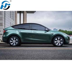 Film de modification auto-adhésif camouflage vert pour voitures et motos Autocollants liquides en vinyle PVC TPU - Product Image 5