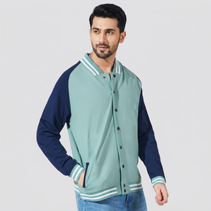 Personalizado nuevos hombres de cuero básico letra hombre béisbol Varsity chaqueta bombardero prendas de vestir béisbol CollegeBaseballjacket para hombres - Product Image 1