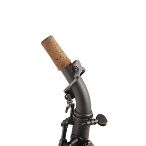 Saxofón Soprano de buena calidad, Saxofón Soprano curvo de latón amarillo lacado en oro - Product Image 3