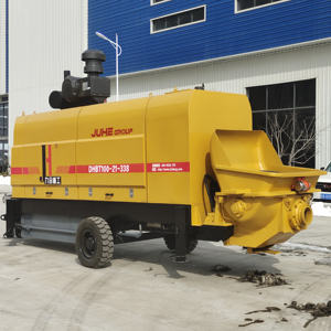 Juhe Verschillende Modellen Capaciteit Mini Mobiele Prijs Dieselmotor Stationaire Betonpomp Aanhangwagen Gemonteerde Betonpompen Te Koop - Product Image 1