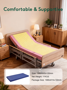 Funda de colchón médica Tecforcare ignífuga clase II, tela elástica en 4 direcciones, antiescaras, para cama de <span class=keywords><strong>hospital</strong></span> eléctrica - Product Image 4