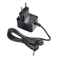 Adaptateur secteur mural DC 6W 5V 1A 6V 1A 12V 0.5A avec prise EU, en matériau PC, certifié CE RoHS, garantie 2 ans