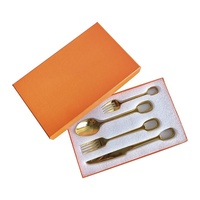 Ensemble de couverts en acier inoxydable doré de luxe, élégants pour les réceptions de mariage, les hôtels, les restaurants, la table à manger