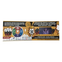 Brochure de cartes vidéo personnalisées promotionnelles OEM Brochure vidéo numérique vierge pour publicité d'entreprise