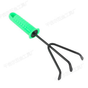 Juego de herramientas de jardín para niños, pala de plástico para excavar arena, rastrillo para niños de 2 a 4 años, juego al aire libre, unisex - Product Image 4