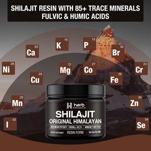 ODM/OEM Marque Privée Résine de Shilajit Pur de l'Himalaya Complément Enzymatique avec Acide Fulvique et Plus de 85 Oligo-éléments pour Hommes et Femmes - Product Image 6