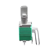 Potentiomètre rotatif personnalisé Soundwell RA09 Double C10k 100k avec interrupteur 20~200gf.cm Tolérance 30%