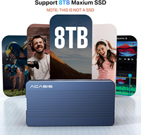Carcasa Acasis para SSD M.2 NVMe de 40 Gbps y 8 TB de Capacidad, Compatible con Formatos 2230, 2242, 2260 y 2280 para Mac Mini M4