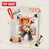 Vente en gros de figurines POP MART Peach Riot Music on the Go Series Building Block Charm Blind Box, accessoires mignons et de collection