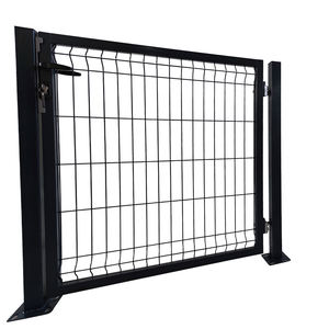 Valla de Hierro 3D con Recubrimiento en Polvo, Valla Soldada Antioxidante, Puerta Metálica Anticorrosión para Jardín, Patio Trasero, Valla de Seguridad para Exteriores - Product Image 2