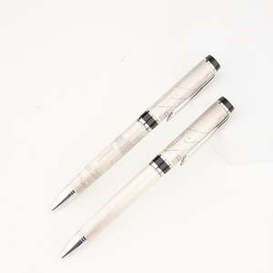 Bolígrafo de Metal de Latón Cepillado de Diseño Medieval de Alta Gama, Resistente a la Corrosión, para Regalo de Lujo - Product Image 5