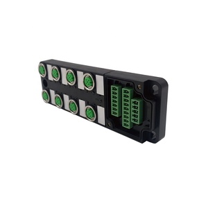 Boîtier de distribution bibo M12 8 voies 24V PNP NPN avec bornes pour système de distribution de capteurs - Product Image 2