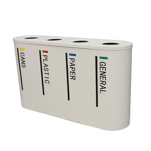 <span class=keywords><strong>Poubelle</strong></span> <span class=keywords><strong>de</strong></span> <span class=keywords><strong>tri</strong></span> des déchets extérieure à 4 <span class=keywords><strong>compartiments</strong></span>, station <span class=keywords><strong>de</strong></span> recyclage commerciale, <span class=keywords><strong>poubelle</strong></span> publique en acier, <span class=keywords><strong>poubelle</strong></span> en métal pour centre commercial - Product Image 4