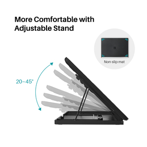 Huion Kamvas 16(2021) อุปกรณ์คอมพิวเตอร์แล็ปท็อปพีซีหน้าจอปากกาวาดภาพแสดงกราฟิกหน้าจอแท็บเล็ต - Product Image 6