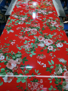 Bobina de Acero Galvanizado con Recubrimiento de Color Personalizado, Bobina <span class=keywords><strong>PPGI</strong></span> para Decoración, DX51D ASTM A36, Tira Galvanizada Prepintada de Colores - Product Image 2